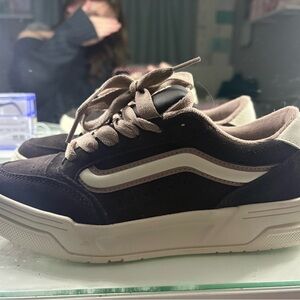 Vans Black and White Athletic Shoes